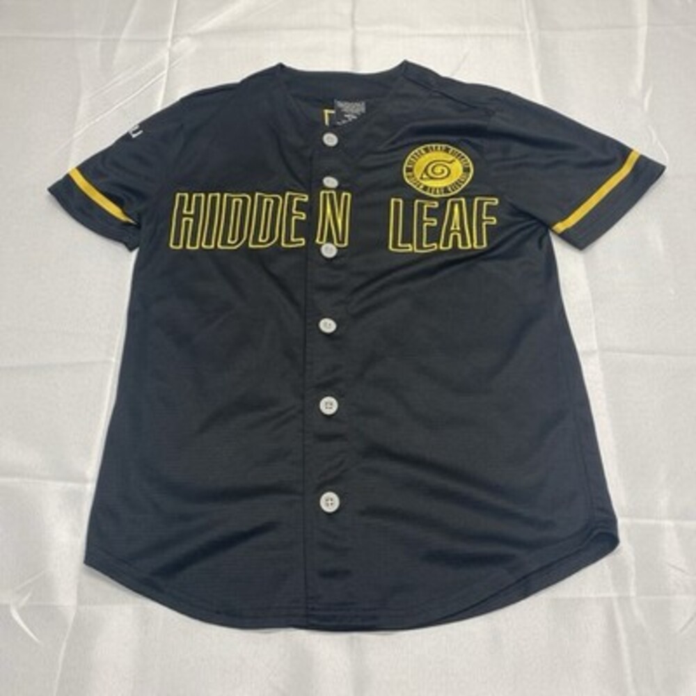 Vintage Uzumaki Jersey Mens XS Shippuden Box Lunch Naruto Hidden Leaf Baseball